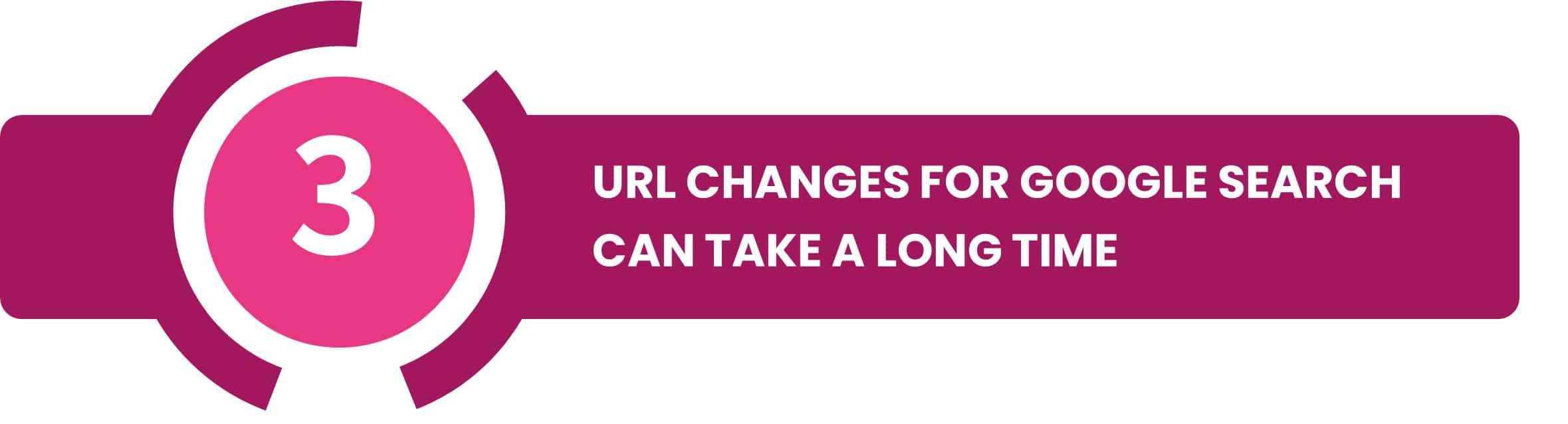 URL Changes for Google Search Can Take a Long Time