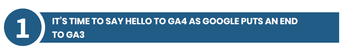 its time to say hello to ga4 as google puts an end to ga3