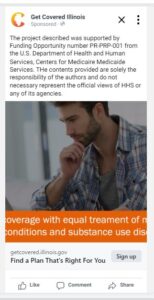 Government Facebook ad example 9